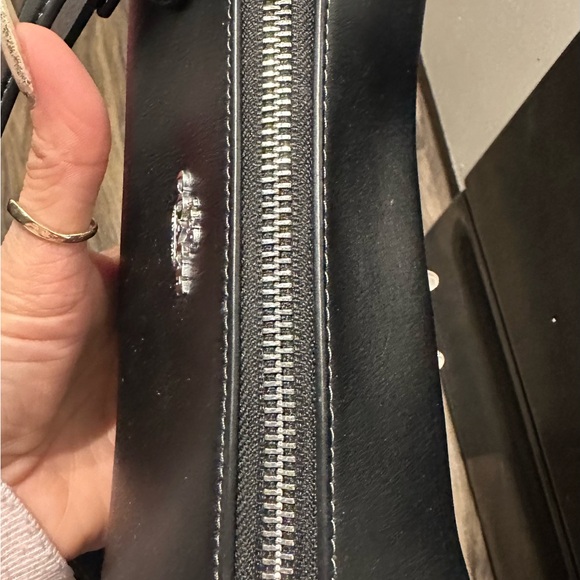 Coach Black Cylindrical Leather Shoulder Bag - Picture 4 of 12